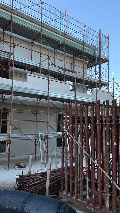 Intervento di isolamento termico a cappotto su facciata